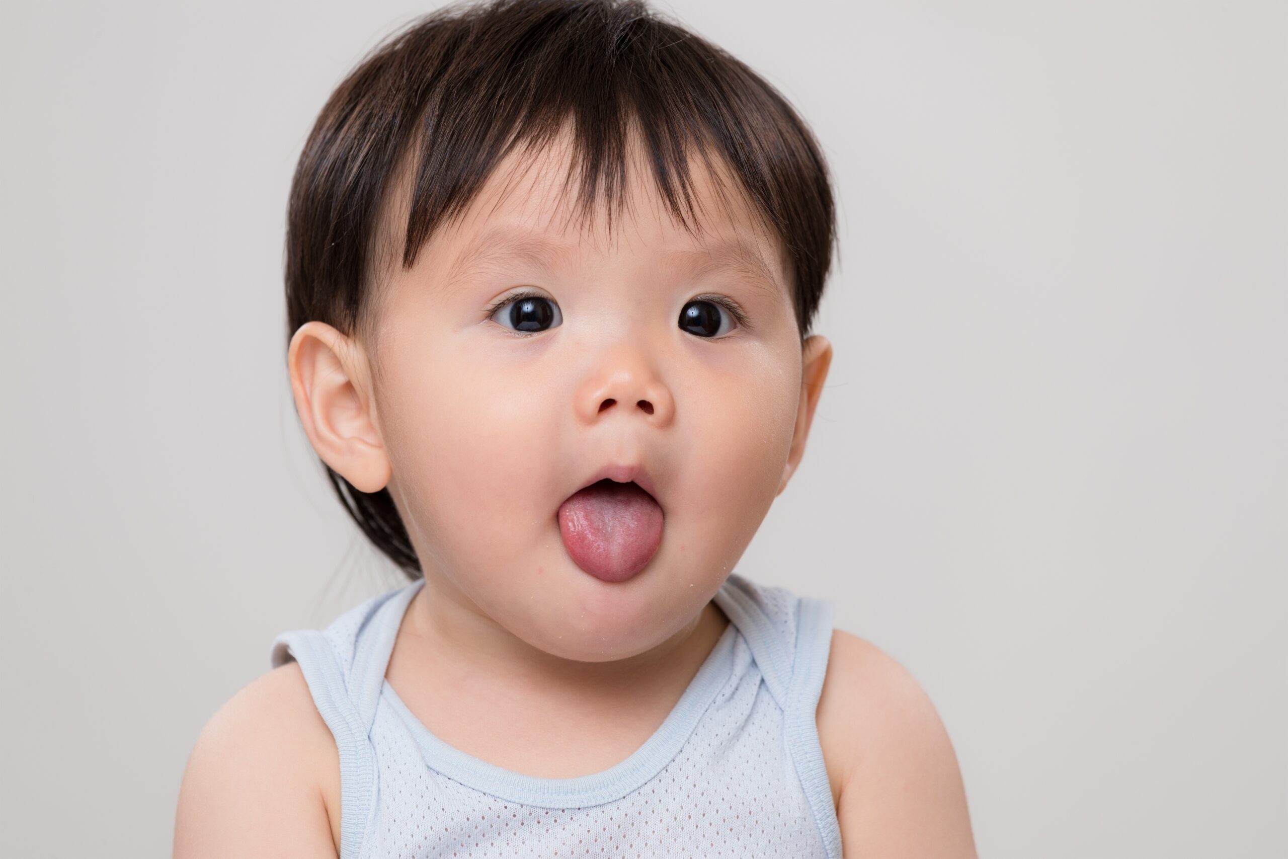 Toddler smiling during first dentist visit at a pediatric dental office in Monroe NJ